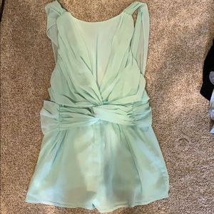 Open back romper